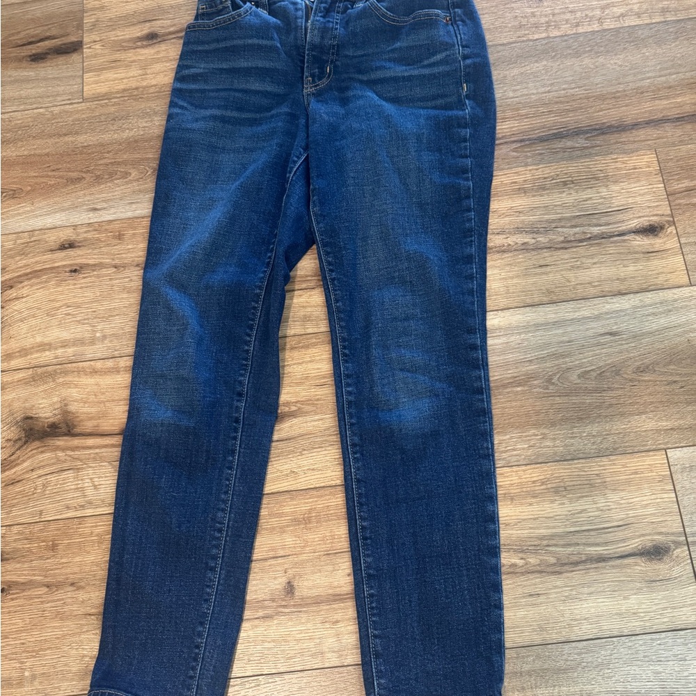 Old Navy Women's Straight Leg Jeans - Dark Blue